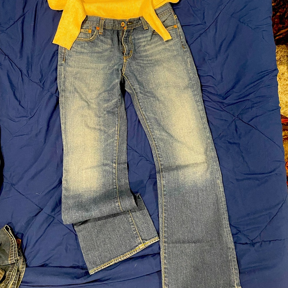 RL polo jeans wide leg